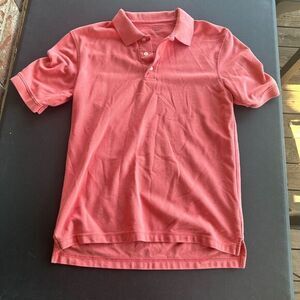 Croft & Barrow Shirt Mens Polo Small Performance Pink Short Sleeve Casual‎